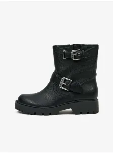 Black Women's Ankle Boots with Decorative Straps Guess - Women #905666