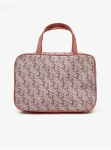 Pink Women Patterned Travel Cosmetic Bag Guess Travel C - Women