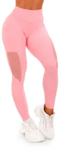 GymBeam Leggings da donna Mesh Panel Pink L