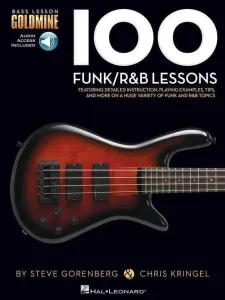 Hal Leonard 100 Funk/R&B Lessons Bass Spartito