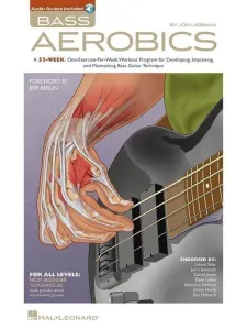 Hal Leonard Bass Aerobics Book with Audio Online Spartito
