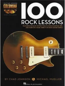 Hal Leonard Chad Johnson/Michael Mueller: 100 Rock Lessons Spartito