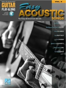 Hal Leonard Guitar Play-Along Volume 9: Easy Acoustic Songs Spartito