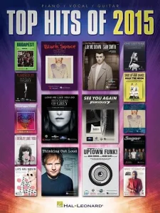 Hal Leonard Top Hits of 2015 Piano, Vocal and Guitar Spartito