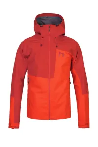 Men's waterproof jacket Hannah AlaganALAGAN cherry tomato/molten lava II
