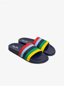 Pool Slider Stripe Slippers Happy Socks - Men