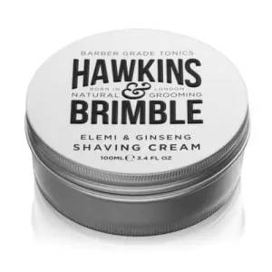 Hawkins & Brimble Crema da barba idratante al profumo di elemi e ginseng (Elemi & Ginseng Shaving Cream) 100 ml