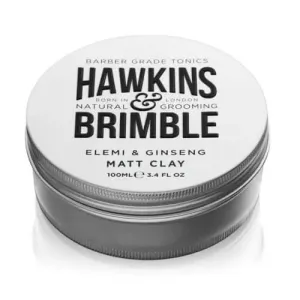 Hawkins & Brimble Pomata opacizzante per capelli al profumo di elemi e ginseng (Elemi & Ginseng Matt Clay) 100 ml