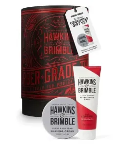 Hawkins & Brimble Set regalo crema da barba + balsamo dopobarba