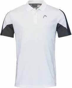 Head Club 22 Tech Polo Shirt Men White/Dress Blue 2XL Maglietta da tennis