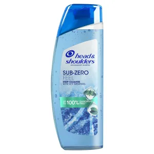 Head & Shoulders Shampoo antiforfora con mentolo ghiacciato Sub Zero Feel Deep Cleanse (Shampoo) 300 ml