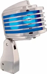 Heil Sound The Fin Chrome Body Blue LED Microfono Vintage