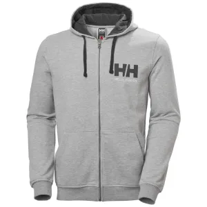 Helly Hansen Men's HH Logo Full Zip Felpa Grey Melange S