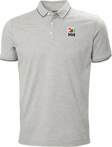 Helly Hansen Men's Jersey Polo Camicia Grey Melange 2XL