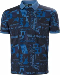 Helly Hansen Men's Newport Polo Camicia Ocean Burgee Aop XL