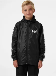 Black Lightweight Kids Jacket HELLY HANSEN Stripe Wind - Boys #743344