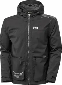 Helly Hansen Men's Move Hooded Rain Jacket Black 2XL Giacca outdoor