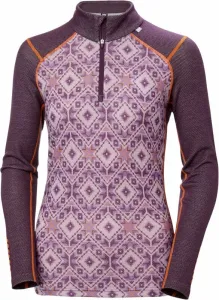 Helly Hansen W Lifa Merino Midweight 2-in-1 Graphic Half-zip Base Layer Amethyst Star Pixel L Itimo termico