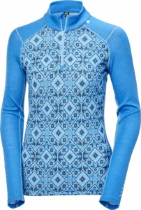 Helly Hansen W Lifa Merino Midweight 2-in-1 Graphic Half-zip Base Layer Ultra Blue Star Pixel L Itimo termico