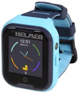 Helmer LK 709 4G blu - orologio per bambini con localizzatore GPS, videochiamata