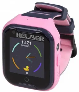 Helmer LK 709 4G rosa - orologio per bambini con localizzatore GPS, videochiamata