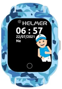Helmer Orologio intelligente con lo schermo touch, localizzatore GPS e camera - LK 710 4G blu