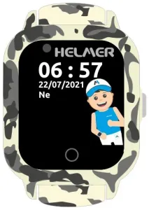 Helmer Orologio smart touch con localizzatore GPS e fotocamera - LK 710 4G grigio