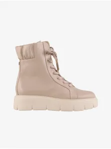 Light pink Women's Leather Ankle Boots Högl Bernie - Women