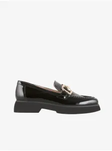 Black Women's Leather Moccasins Högl Max - Women