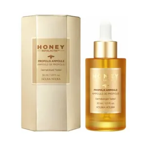 Holika Holika Siero illuminante per pelli secche e sensibili in fiala Honey Royal Lactin™ (Propolis Ampoule) 30 ml