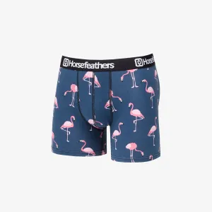 Horsefeathers Sidney Boxer Shorts Blue/ Flamingos Print #2791787