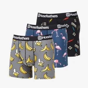 Horsefeathers Sidney Boxer Shorts Grey/ Bananas Print #2783728