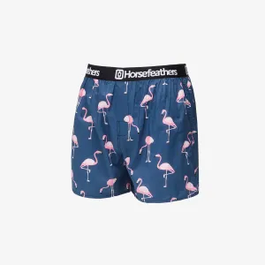 Horsefeathers Frazier Boxer Shorts Blue/ Flamingos Print #2791782