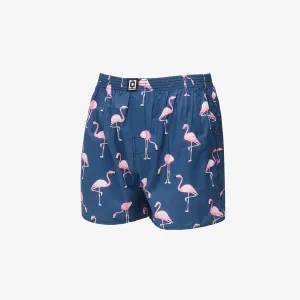Horsefeathers Manny Boxer Shorts Blue/ Flamingos Print #2791743