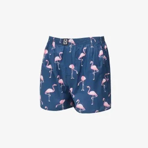 Horsefeathers Manny Boxer Shorts Blue/ Flamingos Print #2791744