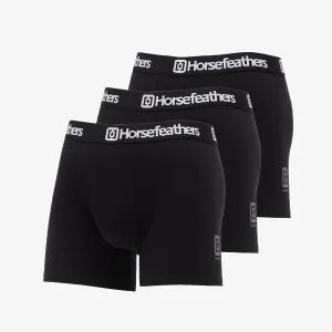 3PACK Mens Boxers Horsefeathers black (AM067A)