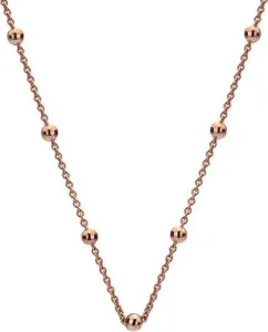 Hot Diamonds Catenina in argento Emozioni Rose Gold Cable with Ball CH004