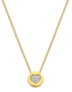 Hot Diamonds Collana placcata in oro con diamante e topazi Jac Jossa Soul DP918 (catenina, pendente)