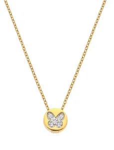 Hot Diamonds Collana placcata in oro con diamante e topazi Jac Jossa Soul DP920 (catenina, pendente)