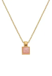 Hot Diamonds Collana unica placcata in oro con diamante e madreperla Jac Jossa Hope DP903 (catenina, pendente)