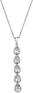 Hot Diamonds Elegante collana con pendente scintillante Emozioni Acqua Amore EP039
