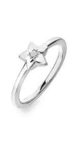 Hot Diamonds Giocoso anello in argento con diamante Most Loved DR242 59 mm