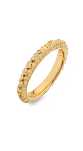Hot Diamonds Incantevole anello placcato oro con diamante Jac Jossa Hope DR226 51 mm