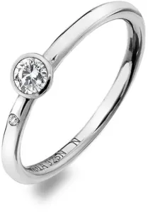 Hot Diamonds Lussuoso anello in argento con topazio e diamante Willow DR206 50 mm