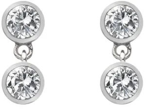 Hot Diamonds Orecchini in argento con topazio e vero diamante Willow DE586