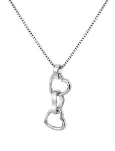 Hot Diamonds Romantica collana in argento Trio Triple Heart DP835 (catena, pendente)