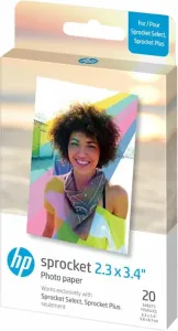 HP Zink Paper Sprocket Select 20 Pack Carta fotografica