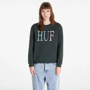 HUF 8-Bit Crewneck Sweatshirt Dark Green #2772704