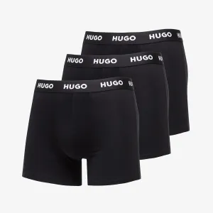 Hugo Boss Logo-Waistband Boxer Briefs 3-Pack Black #2779358