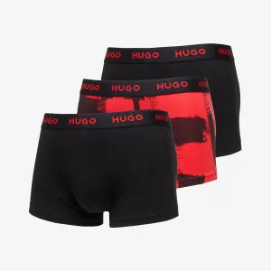 Hugo Boss Logo-Waistband Stretch Trunks 3-Pack Multi #2775332